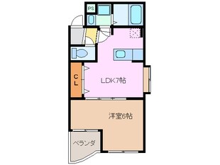 阿倉川駅 徒歩13分 1階の物件間取画像